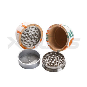 卸売 カラフル ラグビー型 カスタム プラスチック 亜鉛合金 タバコ スパイス パーソナライズ ハーブグラインダー 喫煙用品店向け - Product Image 4