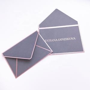 <span class=keywords><strong>Enveloppe</strong></span> de carte de remerciement, logo personnalisé de luxe écologique, pour les cartes de vacances, 50 pièces - Product Image 4