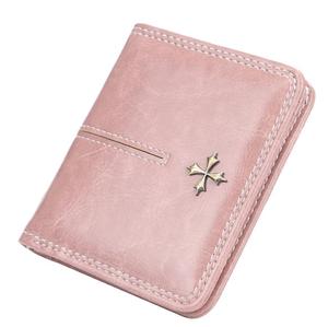 High-End Women's Short Wallets PU Leather Zipper Card <b>Bags</b> with Multiple Card Slots Fashionable Portable <b>Coin</b> Purse - Product Image 2