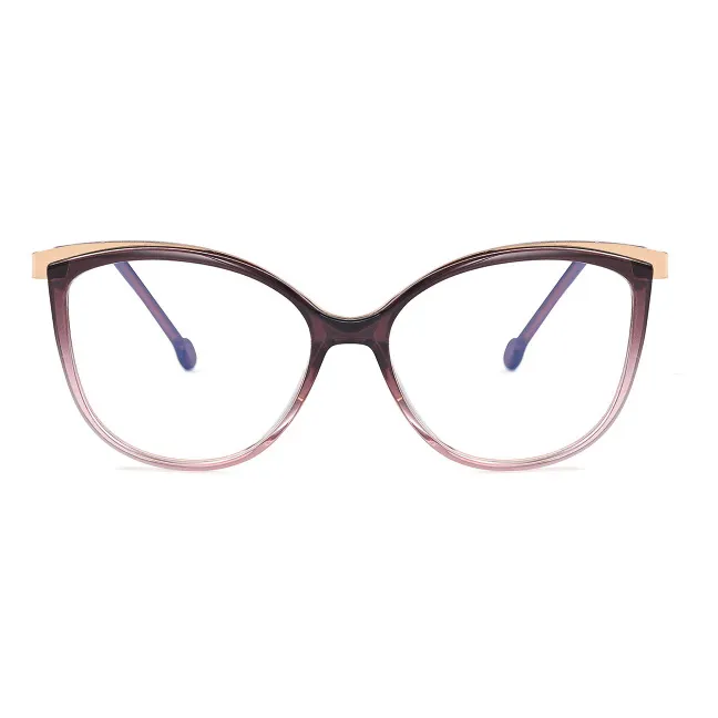 Оптовая продажа из Китая, модные очки с кошачьим глазом TR90, недорогие оптические очки в оправе, роскошные Брендовые очки для женщин