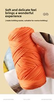 Grands rouleaux de bandes de tissu teint en polyester/coton à haute élasticité pour tricot à la main, pantoufles, paniers de rangement, artisanat DIY