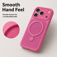 Étui de téléphone portable C0406 Jelly Holder pour iPhone 16 17 Air 15 Pro 14 13 12 11 18 Pro Max, étui magnétique pour téléphone