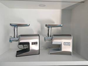 Электрическая настольная мясорубка-слайсер из нержавеющей стали для приготовления колбас, для домашней кухни, для набивки колбас - Product Image 5