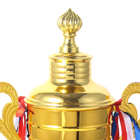 Diamant Forme Haute Cap Trophée Coupe Métal pour Sports Awards Creative Moderne Unique Métal Trophée Football Trophy Cup Awards