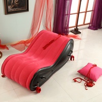 Wohnzimmer Sex Möbel Luftkissen BDSM Sexy Stuhl Chaise Lounge Aufblasbares Sex Sofa für Paare