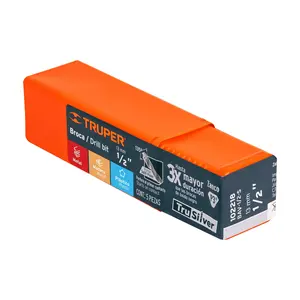 BOX 5 HSS 1/2' ดอกสว่านทรูซิลเวอร์สำหรับงานโลหะ, TRUPER - Product Image 2