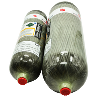Équipement de lutte contre l'incendie SCBA certifié CE, personnalisé, 3/6,8/9L, à pression positive, entièrement enveloppé de fibre de carbone, M18*1,5, élégant