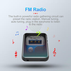 Reproductor MP3 con cancelación de ruido inteligente AI, pantalla táctil completa, grabadora de voz, reproductor de música con sonido sin pérdidas, función de radio y libro electrónico. - Product Image 5