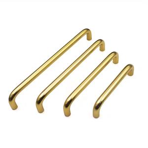 Tirador de armario de latón macizo de 400mm directo de fábrica, tirador minimalista para armario, cocina, Bar, cajón, herrajes para muebles GQK - Product Image 3