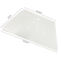 Papier adhésif ABS 9 pouces pour papier peint, carrelage mural, film de protection pour fenêtre avec outils de lissage