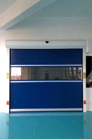 Nouveau design populaire Porte intérieure automatique à volets roulants en PVC Portes sectionnelles à grande vitesse