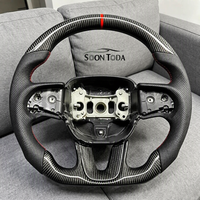 Volant de voiture en gros pour Dodge Charger SRT 2015-2020, personnalisé en fibre de carbone