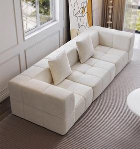 Professionale moderno anello nordico Bubble Beige bouclé divano Set 3-4 posti durevole soggiorno divano Interior <span class=keywords><strong>Design</strong></span> mobili - Product Image 2