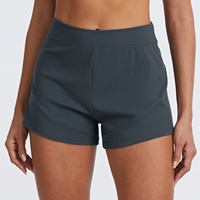 Ensemble deux pièces pour femme en nylon et élasthanne, avec soutien-gorge de sport et legging taille haute effet push-up, anti-transparence lors des squats, tenue de sport douce pour la gym