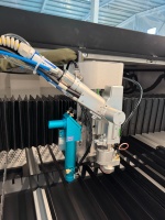 Machine de découpe laser à fibre CNC multifonctionnelle 6-en-1 1200W pour le soudage des métaux, l'élimination de la rouille et la découpe