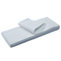 Drap de lit d'hôpital jetable pour examen, sans/avec 39 ou 48 fils, sans/avec cordon ciré