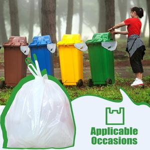 ถุงใส่เสื้อยืดพลาสติกมีหูหิ้วสำหรับร้านขายของชำ, หนาและงานหนัก - Product Image 3