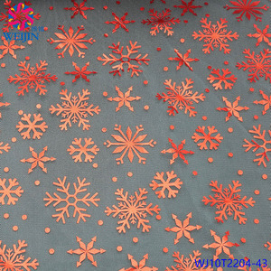 Nuovo Tessuto <span class=keywords><strong>in</strong></span> Maglia Power Mesh con Stampa Fiocco di Neve Dorato 2026, Tessuto a Rete Lucido per Abiti Festivi, Gonne da Palcoscenico e <span class=keywords><strong>Abbigliamento</strong></span> - Product Image 3