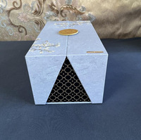 Boîte cadeau personnalisée Saint Valentin à double porte unique Boîte cadeau à la main pour date de mariage Boîte d'emballage en rose