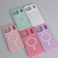 Étui de téléphone magnétique en TPU antichoc pour iPhone 15, coque de protection compatible avec la charge sans fil, vente en gros