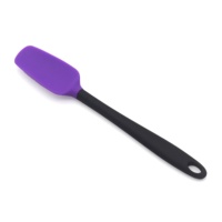 Ensemble de 5 spatules en silicone de qualité alimentaire, antiadhésives, résistantes à la chaleur, grattoir pour la pâtisserie, mélange de gâteaux, ustensiles de cuisine