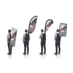 Ba Lô Bán Buôn Có In Logo Cờ Đi Bộ Quảng Cáo Sản Phẩm Ba Lô Tùy Chỉnh Giá Rẻ Biểu Ngữ Cờ - Product Image 6