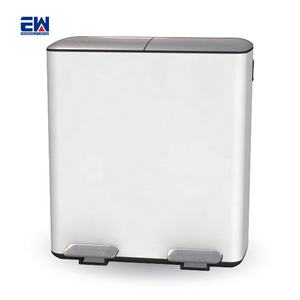 سلة قمامة ذكية بتصميم جديد وأنيق مزودة بدواسة قدم لإعادة تدوير المخلفات مستطيلة الشكل ذات سعة كبيرة بتخفيضات كبيرة من موردات المنزل - Product Image 4