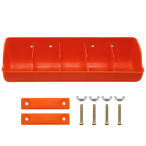 Mangeoire en Plastique à Fixer à la Clôture, Écuelle d'Alimentation pour Porcelets, Abreuvoir d'Élevage, 5 Trous pour Porcs de Ferme - Product Image 4