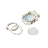 Groupe de lentilles de focalisation et d'assemblage de lentilles de protection pour têtes de pistolets de soudage laser à fibre, compatible avec les composants de tubes laser CO2