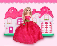 ITTL Shantou Jouets pour enfants, ensemble de poupées de beauté et de mariée, jeu de rôle, maison de poupée pour filles avec de nombreuses robes