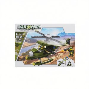 War Power Helicopter Building <b>Blocks</b> 170Pcs Military Toy For Kids Ages 6+ - Product Image 2