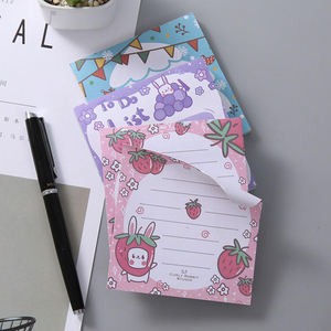 50 feuilles de blocs-notes autocollants mignons Kawaii en forme de chiot pour liste de choses à faire, journal, notes, bricolage, cadeau, <span class=keywords><strong>papeterie</strong></span> - Product Image 5
