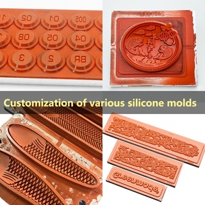 Placa de Silicona para Estampado en Caliente, Moldes de Silicona Resistentes a Altas Temperaturas, Moldes de Silicona que No se Despegan - Product Image 2