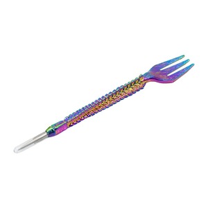 Accesorios de Lujo para Narguile - Aguja Perforadora de Papel de Aluminio para Narguile de Colores Variados y Tenedor para Cigarrillos de 60 cm - Product Image 4