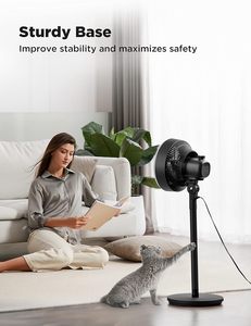 <span class=keywords><strong>Ventilateur</strong></span> <span class=keywords><strong>sur</strong></span> <span class=keywords><strong>pied</strong></span> électrique silencieux à forte puissance, en plastique, avec télécommande, hauteur réglable, minuterie, économie d'énergie, pour la maison - Product Image 6