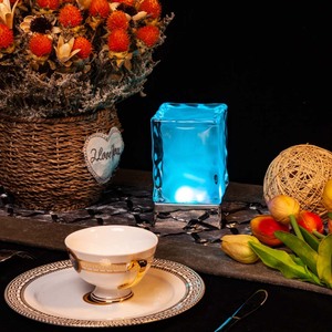 <strong>Table</strong> Lamps Home Restaurant Decor Luxury <strong>Glass</strong> Lamp RGBW <strong>Light</strong> Color Led Mood Desk Lamp Hotel bar Dinning Best Lighting - Product Image 1