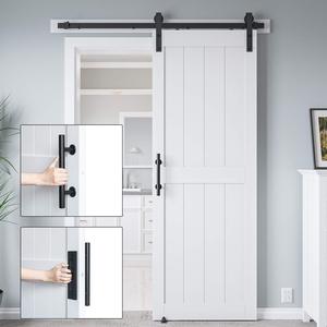 Puerta <span class=keywords><strong>Corredera</strong></span> Interior de Diseño Industrial Moderno para Separación de Espacios Comerciales, Aislamiento Acústico para Supermercados y Casas de Campo - Product Image 4