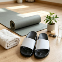 Chaussons Babouches pour Femmes avec Logo Personnalisé Imprimé, Semelle Intérieure Souple Antidérapante, pour la Maison et la Plage, Vente en Gros