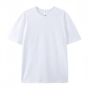 T-shirts personnalisés en coton tissé 100 % de 280 g pour femmes et hommes, style hip-hop, haute qualité, imprimés au laser, design vierge, vente en gros - Product Image 2
