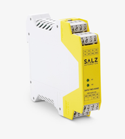 Relais industriel à deux mains SALZ Automation SA-SAFE-TH-01-00, 2NO Type IIIC, 2 contacts d'entrée par bouton, 1NO/1NC, démarrage automatique