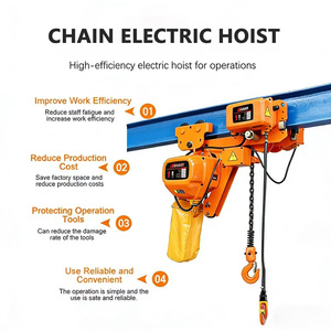 XINYUAN Alat Angkat Konstruksi Baru 5T <span class=keywords><strong>Electric</strong></span> Chain <span class=keywords><strong>Hoist</strong></span> dengan Remote Control Proteksi IP54 Motor 3kW - Product Image 1