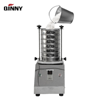 Tamis vibrant mécanique QINNY pour le traitement des aliments, équipement de laboratoire de haute précision, moteur en acier inoxydable