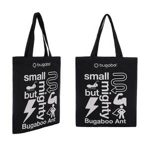 Sac fourre-tout en coton noir pliable et réutilisable de 10 oz avec logo personnalisé, fabriqué en usine BSCI, respectueux de l'environnement - Product Image 6