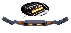 Protection de <span class=keywords><strong>capot</strong></span> en acrylique robuste avec éclairage LED, déflecteur de <span class=keywords><strong>capot</strong></span> et pare-soleil anti-insectes pour <span class=keywords><strong>Ranger</strong></span> - Product Image 2