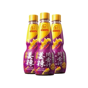 Fabbrica Haoji produce imballaggi per bottiglie di vendita calda per cucinare pasta di peperoncino coreano scatola di plastica Sriracha salsa piccante 3 Kg da CN