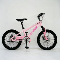Vélo pour enfants de 16, 18, 20 et 22 pouces en acier haute teneur en carbone, disponible en rose, violet, bleu, gris et noir, pour garçons et filles