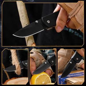 G10 Handvat Duurzaam Multifunctioneel Edc Drukknop Vouwmes Kleine Tactische Overlevingszakmes Karabijnhaak Flesopener - Product Image 2