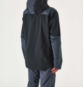 맞춤형 남성용 스탠드 패치워크 디자인 통기성 지퍼 클로저 방풍 아웃도어 하이킹 낚시 4XL 경량 하드 쉘 - Product Image 3