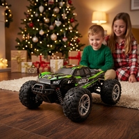 HOSHI N416 Voiture RC 4x4 Électrique Tout-Terrain à l'Échelle 1/16, Vitesse 36KM/H, Monster Truck, Jouet de Collection pour Adultes et Garçons, Cadeau de Noël