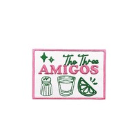 Patch brodé personnalisé thermocollant, style bande dessinée, motif rectangulaire coloré, logo lettre 3D, pour chapeau de fille